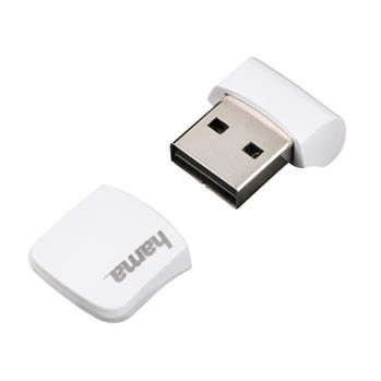 Hama jelly FlashPen, USB 2.0, 16 GB, 15 MB/s, bílá