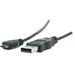 USB kabel 2.0 A/M - micro B/M 2m černý