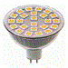 LED žárovka reflektorová 24 LED 4W MR16 denní bílá