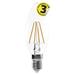 LED žárovka Filament Candle 3,4W E14 teplá bílá