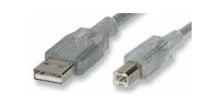 kabel PC USB A-B 2 m koncový