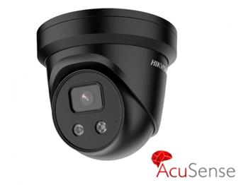 DS-2CD2346G2-ISU/SL(BLACK)(2.8mm)(C) 4MPix IP Turret AcuSense kamera; IR 30m, mikrofon