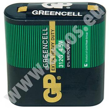 baterie GP312G 4.5V 3R12 zelená B1260